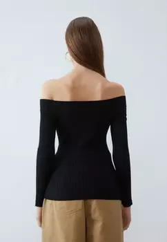 Вязаный свитер Anna Field, черный