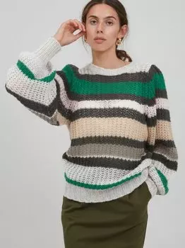 Вязаный свитер эраиса Ichi, зеленый