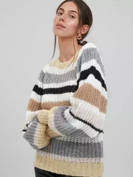 Вязаный свитер эраиса Ichi, желтый