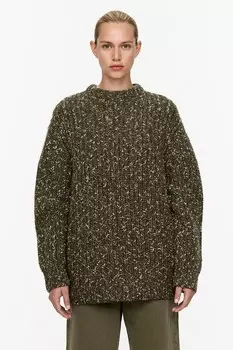 Вязаный свитер Arket, хаки