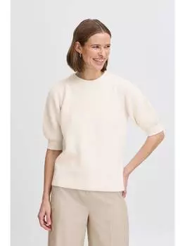 Вязаный свитер b.young, бежевый