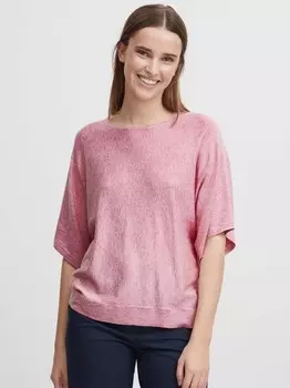 Вязаный свитер B.Young, розовый