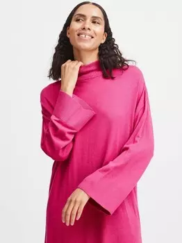 Вязаный свитер B.Young, розовый