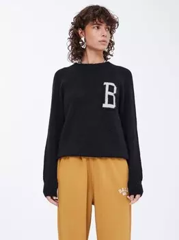 Вязаный свитер баабигайл реглан Ball, черный