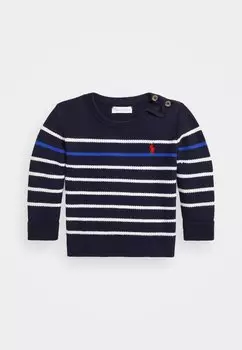 Вязаный свитер BABY PULLOVER Polo Ralph Lauren, цвет navy combo