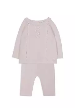 Вязаный свитер BABY SET UNISEX Tartine et Chocolat, цвет rose ple