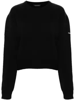 Вязаный свитер BALENCIAGA, черный
