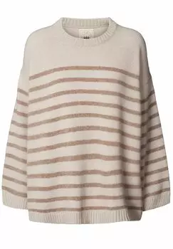 Вязаный свитер BARBERA STRIPE GOTS GAI+LISVA, цвет shitake