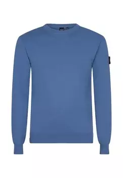 Вязаный свитер BASIC Rellix, синий