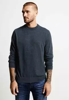 Вязаный свитер BASIC Street One MEN, цвет blau