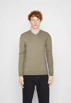 Вязаный свитер BERG Selected Homme, цвет vetiver melange