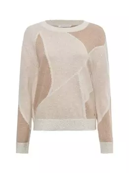 Вязаный свитер Betty & Co, бежевый