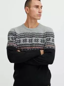 Вязаный свитер bhtjerik Blend, синий