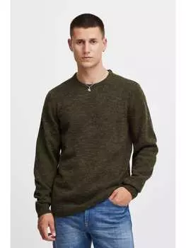 Вязаный свитер BLEND, оливковый