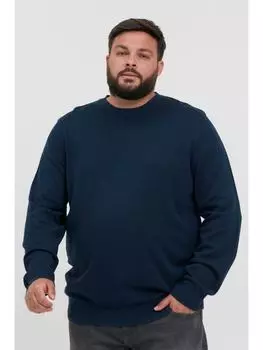 Вязаный свитер BLEND, средне-синий