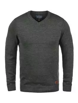 Вязаный свитер BLEND, темно-серый