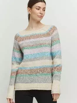 Вязаный свитер бёмия B.Young, бежевый