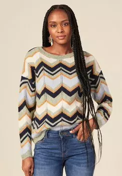 Вязаный свитер BONOBO Jeans, цвет vert olive