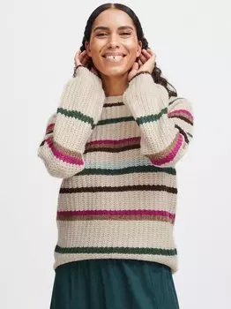 Вязаный свитер бёксана B.Young, бежевый