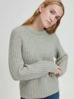 Вязаный свитер бёксана B.Young, серый