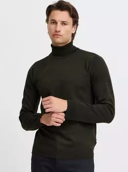 Вязаный свитер брабрутон Blend, зеленый