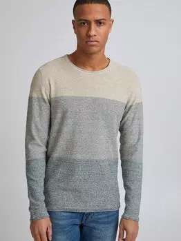 Вязаный свитер браханы Blend, зеленый