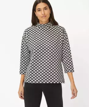 Вязаный свитер Brax "Стиль СИНДИ", черный