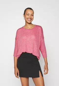 Вязаный свитер BRIANNA 3/4 BOO REP Vero Moda, цвет cayenne/pastel lavender melange