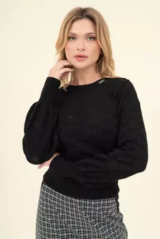 Вязаный свитер Budmil, черный