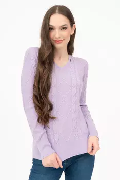 Вязаный свитер Budmil, фиолетовый