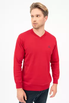 Вязаный свитер Budmil, красный