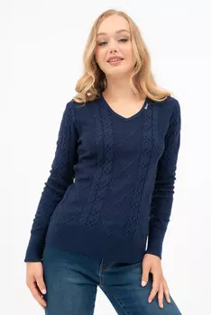 Вязаный свитер Budmil, синий