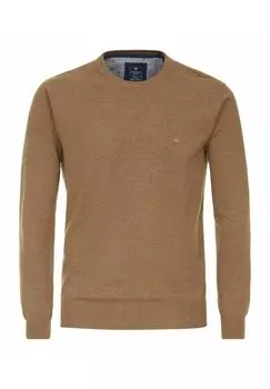 Вязаный свитер BUNDLE MIT RUNDHALSAUSSCHNITT IN VERSCHIEDENEN Redmond, цвет camel