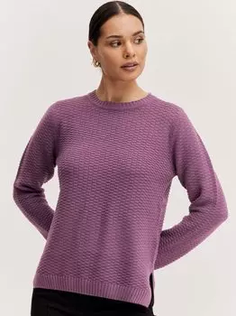 Вязаный свитер bymanja B.Young, фиолетовый