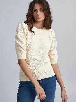 Вязаный свитер bymikala B.Young, бежевый