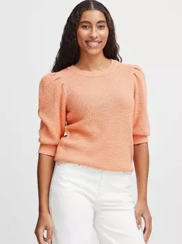 Вязаный свитер bymikala B.Young, оранжевый