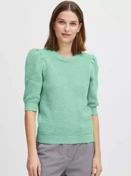 Вязаный свитер bymikala B.Young, зеленый