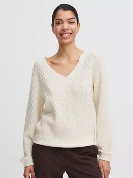 Вязаный свитер bymilo B.Young, бежевый