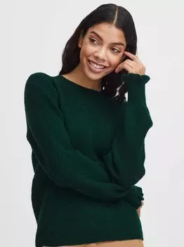 Вязаный свитер bymilo B.Young, зеленый