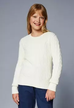 Вязаный свитер CABLE-KNIT COTTON JUMPER Ralph Lauren, белый