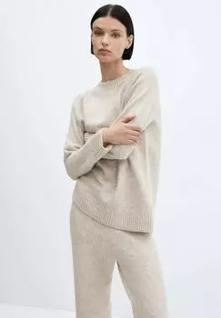 Вязаный свитер CAMILA Mango, цвет beige