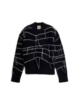 Вязаный свитер CAMPERLAB, черный