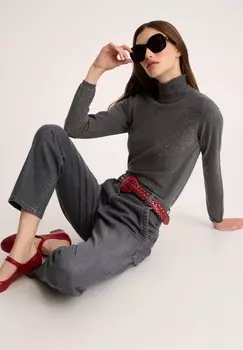 Вязаный свитер CAMPO Luisa Spagnoli, серый