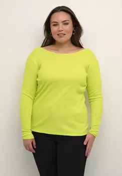 Вязаный свитер CARINA OLIVA Kaffe Curve, цвет evening primrose