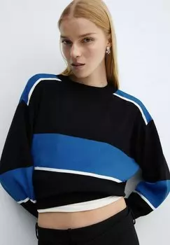 Вязаный свитер CARLOTA Mango, цвет bleu