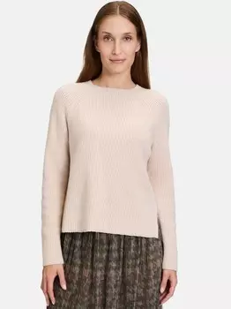 Вязаный свитер Cartoon, бежевый