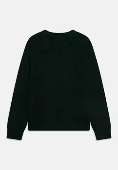 Вязаный свитер CASHSOFT CREW BOYS GAP, темно-зеленый