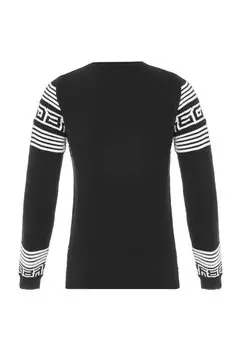 Вязаный свитер Cipo & Baxx, черный