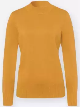 Вязаный свитер Classic Basics "Пуловер", цвет Ocker