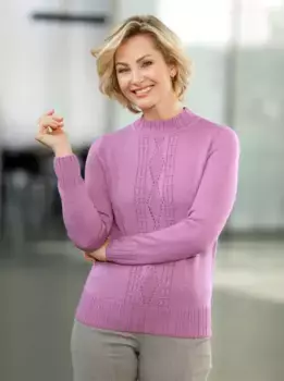 Вязаный свитер Classic Basics "Пуловер", цвет Orchidee